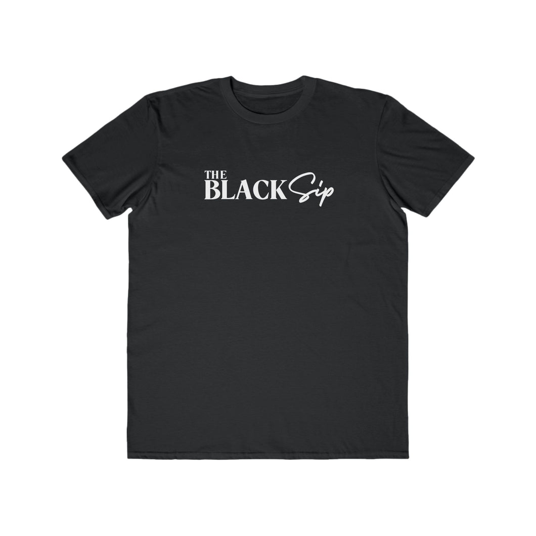 Stylish Black Sip Men's Tee - Lightweight Fashion Shirt