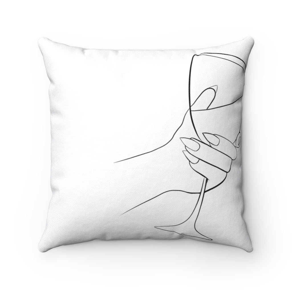 2 Cups Polyester Square Pillow